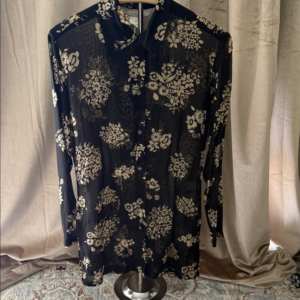 Susie Tompkins lightweight tunic/ blouse
